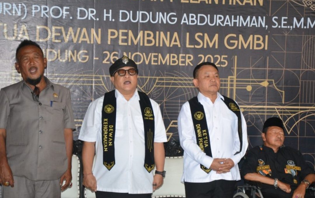 Jenderal TNI (Purn) Dudung Abdurahman Resmi Dilantik sebagai Ketua Dewan Pembina LSM GMBI