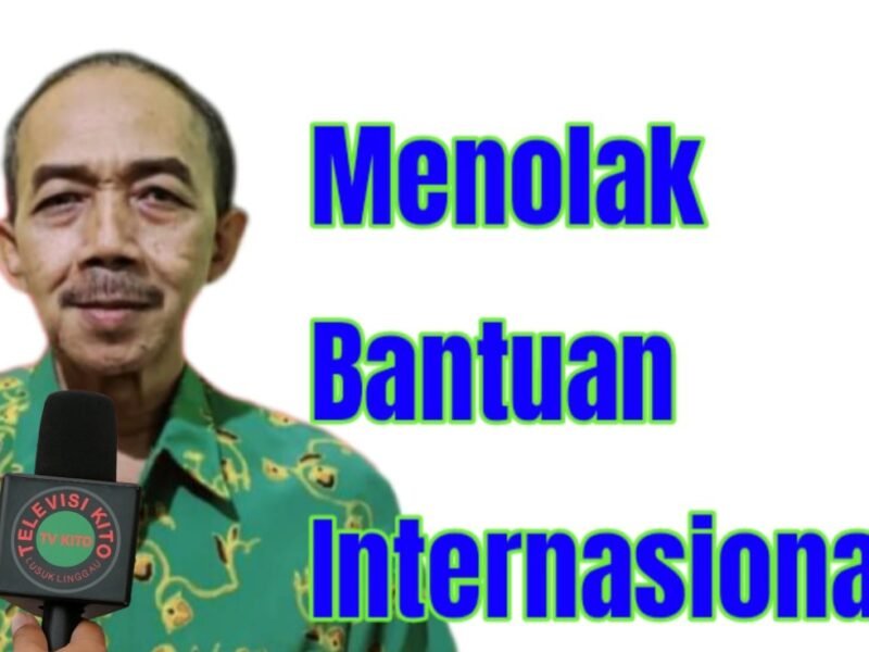Aceng Syamsul Hadie: Menolak Bantuan Internasional, Negara Mengkhianati Rakyat