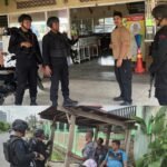 Satbrimob Polda Sumsel Batalyon B Pelopor Hadir di Tengah Masyarakat Lewat Patroli Dialogis