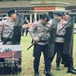 Tingkatkan Kemampuan Pengendalian Massa, Satbrimob Polda Sumsel Batalyon B Pelopor Gelar Latihan PHH