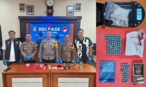 Kapolres Musi Rawas Amankan Pelaku Narkotika di Desa Tanah Periuk, Sita Ekstasi dan Sabu
