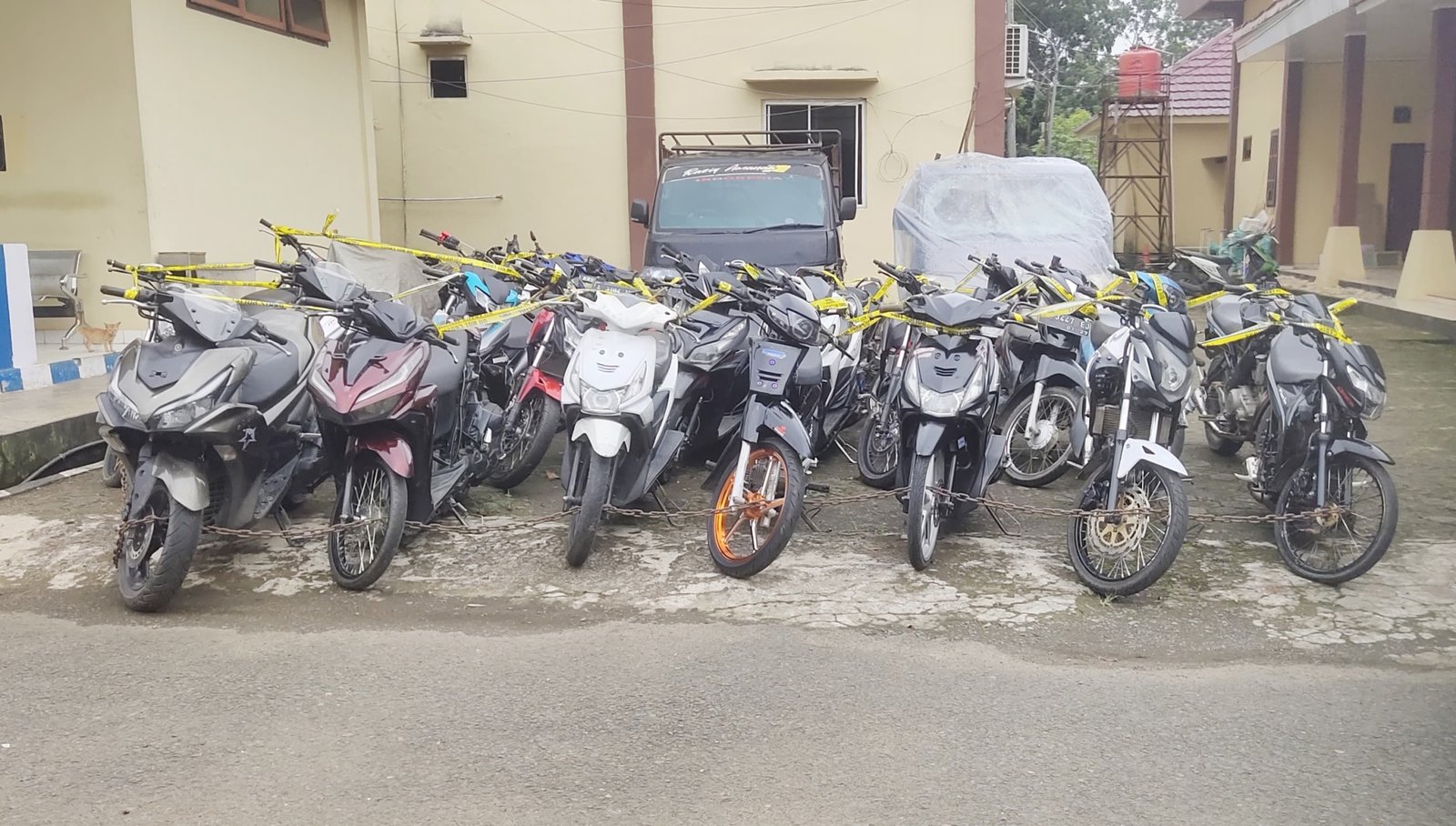 Polres Musi Rawas Amankan 40 Motor Diduga Balap Liar Saat Ramadhan