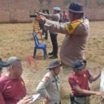 Satbrimob Polda Sumsel Batalyon B Pelopor Kembali Terlibat dalam Ujian Menembak Personel Polres Muratara