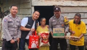 Polsek Muara Beliti Laksanakan Program “Mang Beliti” Melalui Kegiatan Jum’at Berkah Berbagi