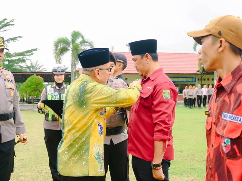 Sekda Musi Rawas Hadiri Apel Pencanangan Sabuk Kamtibmas “Jaga Musi Rawas”