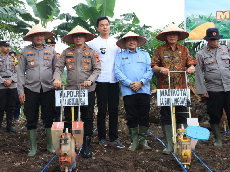 Polres Lubuk Linggau Gelar Tanam Raya Kuartal I 2026, Dukung Program Swasembada Pangan Nasional