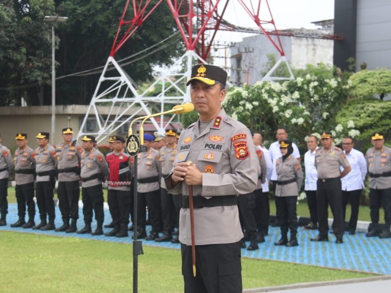 Disiplin Diperketat, Kapolda Sumsel Periksa Senpi Personel