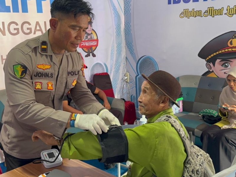 Sidokkes Polres Lubuk Linggau Tetap Siaga di Hari Lebaran, Pastikan Kesehatan Petugas dan Pemudik