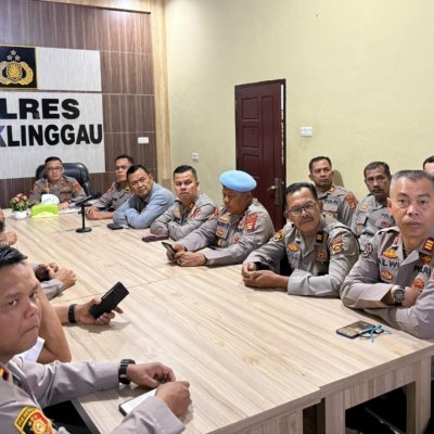Kapolres Lubuk Linggau Ikuti Latpra Ops Ketupat Musi 2026 Secara Virtual