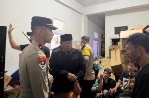 Kebakaran Gudang Saat Malam Takbiran, Polres Lubuk Linggau Gerak Cepat Amankan Lokasi