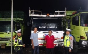 Arus Balik Memuncak, Polisi Perketat Penyekatan Truk ODOL di Lubuk Linggau