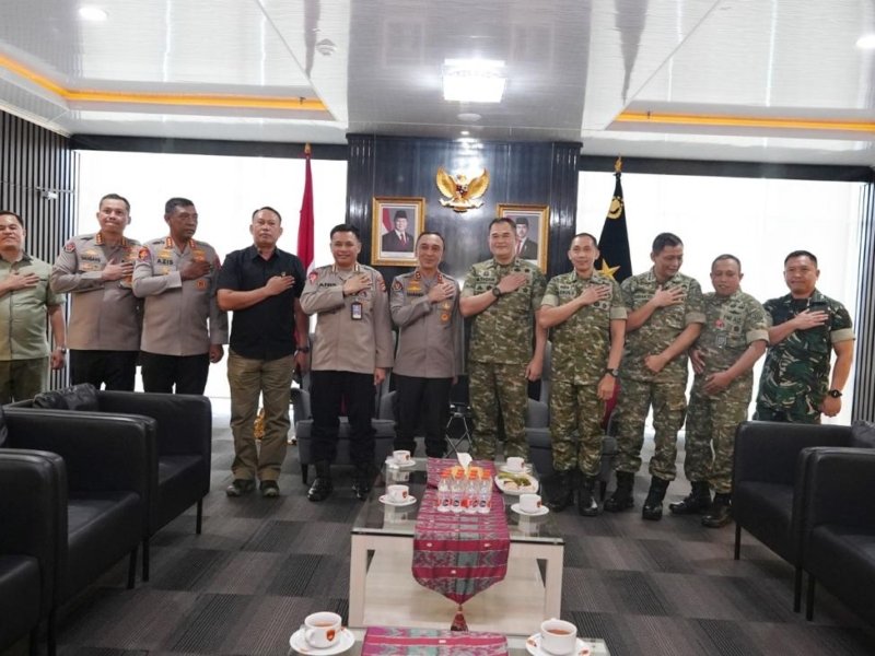 Sinergi TNI–Polri Kian Solid, Polda Sumsel Dukung Pengumpulan Data Strategis Nasional