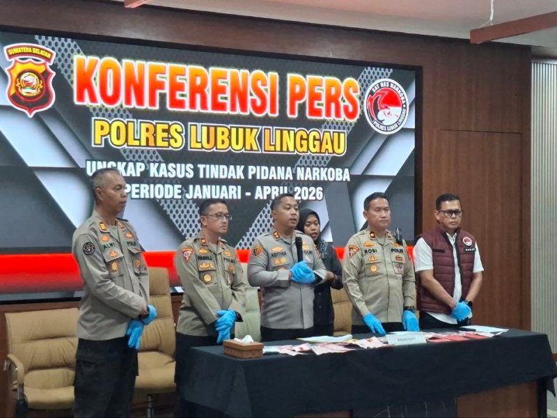 4 Bulan, 38 Pengedar Diringkus! Polres Lubuk Linggau Bongkar Jaringan Narkoba Lintas Wilayah