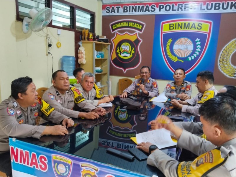 Tingkatkan Profesionalisme, Sat Binmas Polres Lubuk Linggau Gelar Latharkatpuan