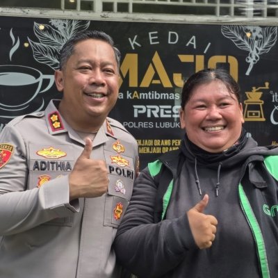 Keren! Polres Lubuk Linggau Resmikan “Kedai Majo Presisi”, Tempat Ngopi Gratis hingga Serap Aspirasi Ojol