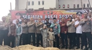 Polres Lubuklinggau dan Pemkot Bedah Rumah Korban Puting Beliung, Progres Capai 75 Persen