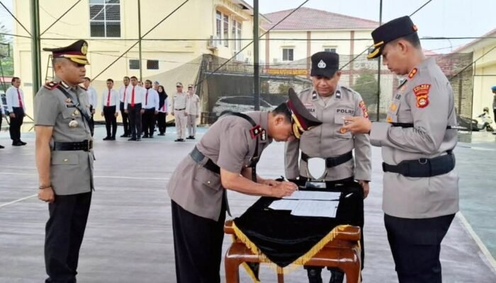Sertijab Wakapolres Musi Rawas, Kompol Azmi Halim Permana Resmi Gantikan Kompol Hendri