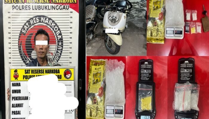 Polres Lubuk Linggau Gagalkan Peredaran 1 Kg Sabu Asal Muratara, Satu Kurir Ditangkap di Jalinsum