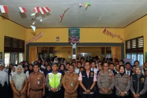Satgas Bekawan Polres Lubuk Linggau Edukasi Siswa SMPN 2 Cegah Tawuran dan Bullying