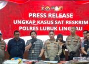 Dalam Sebulan, Sat Reskrim Polres Lubuk Linggau Ungkap 54 Kasus Kejahatan, 23 Tersangka Diamankan