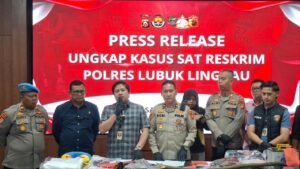 Dalam Sebulan, Sat Reskrim Polres Lubuk Linggau Ungkap 54 Kasus Kejahatan, 23 Tersangka Diamankan