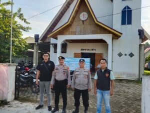 Polres Lubuk Linggau Perketat Pengamanan Ibadah Kenaikan Isa Almasih, Jemaat Beribadah Khidmat dan Aman