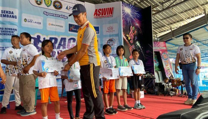 Ratusan Pelajar Meriahkan Race Run 5K ASWIN Cup 1 Rembang, Jadi Ajang Pencarian Bibit Atlet Atletik ‎