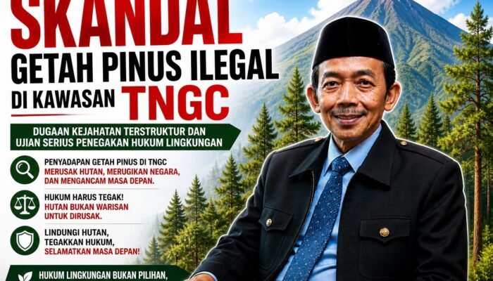 Skandal Getah Pinus Ilegal TNGC || ASH: Dugaan Kejahatan Terstruktur dan Ujian Serius Penegakan Hukum Lingkungan