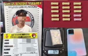 Buang Ekstasi ke Atap Rumah Saat Melihat Polisi, Pemuda Lubuk Linggau Tetap Diciduk Satresnarkoba