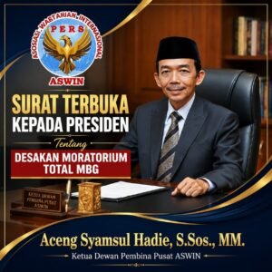 SURAT TERBUKA KEPADA PRESIDEN REPUBLIK INDONESIA  Tentang Mendesaknya Moratorium Total Program Makan Bergizi Gratis (MBG)