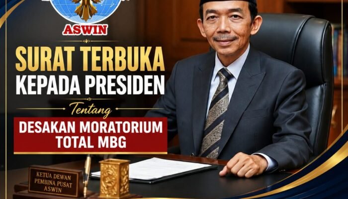 SURAT TERBUKA KEPADA PRESIDEN REPUBLIK INDONESIA  Tentang Mendesaknya Moratorium Total Program Makan Bergizi Gratis (MBG)