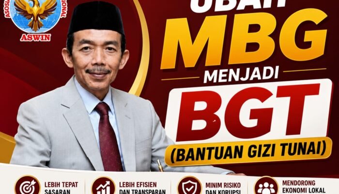 Ubah MBG Menjadi Bantuan Gizi Tunai: Kebijakan yang Lebih Tepat Sasaran dan Efisien Oleh Aceng Syamsul Hadie (ASH)
