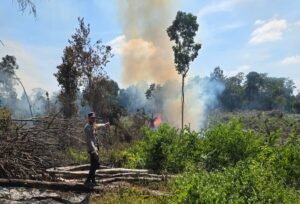 Buka Lahan Dengan Cara Dibakar, Warga Lubuklinggau Utara Diamankan