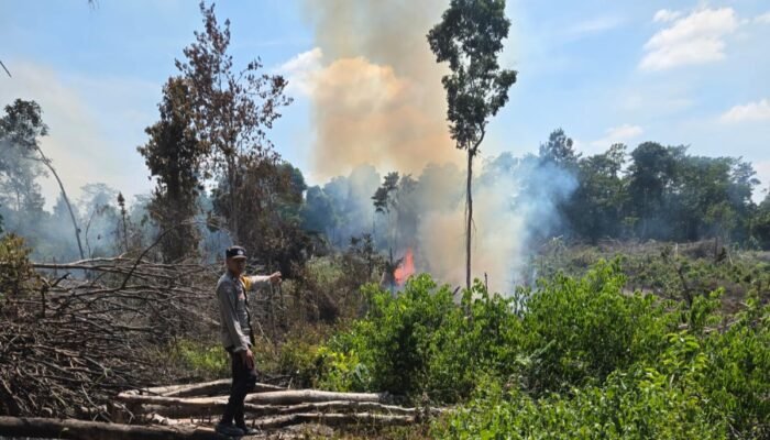 Buka Lahan Dengan Cara Dibakar, Warga Lubuklinggau Utara Diamankan