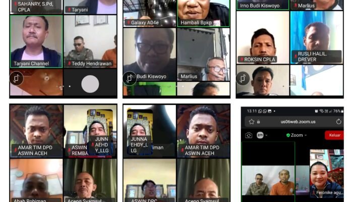 DPP ASWIN Gelar Zoom Nasional Investigasi, Tingkatkan Kompetensi dan Integritas SDM Jurnalis di Seluruh Indonesia