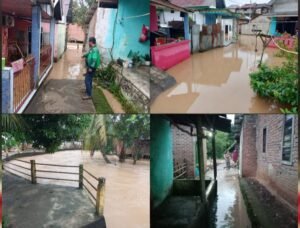 Banjir Dadakan Rendam Puluhan Rumah di Muara Enim Lubuk Linggau, Polisi Turun Tangan Evakuasi dan Pantau Warga