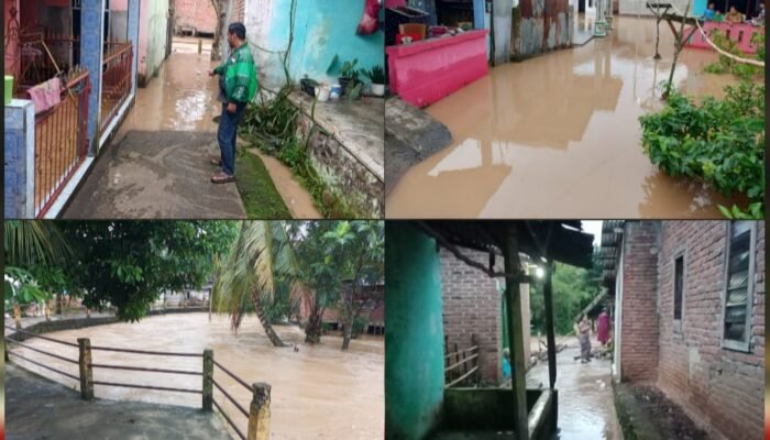 Banjir Dadakan Rendam Puluhan Rumah di Muara Enim Lubuk Linggau, Polisi Turun Tangan Evakuasi dan Pantau Warga