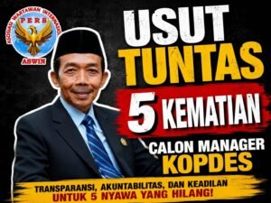 Aceng Syamsul Hadie Desak Pemerintah Usut Tuntas 5 Kematian Calon Manajer Kopdes: Jangan Biarkan Nyawa Rakyat Menjadi Statistik Program