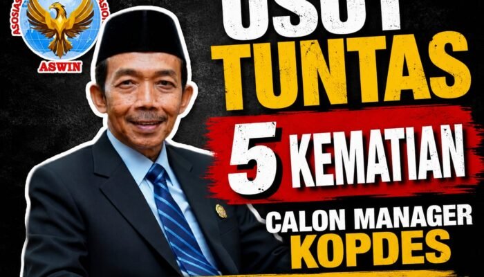Aceng Syamsul Hadie Desak Pemerintah Usut Tuntas 5 Kematian Calon Manajer Kopdes: Jangan Biarkan Nyawa Rakyat Menjadi Statistik Program