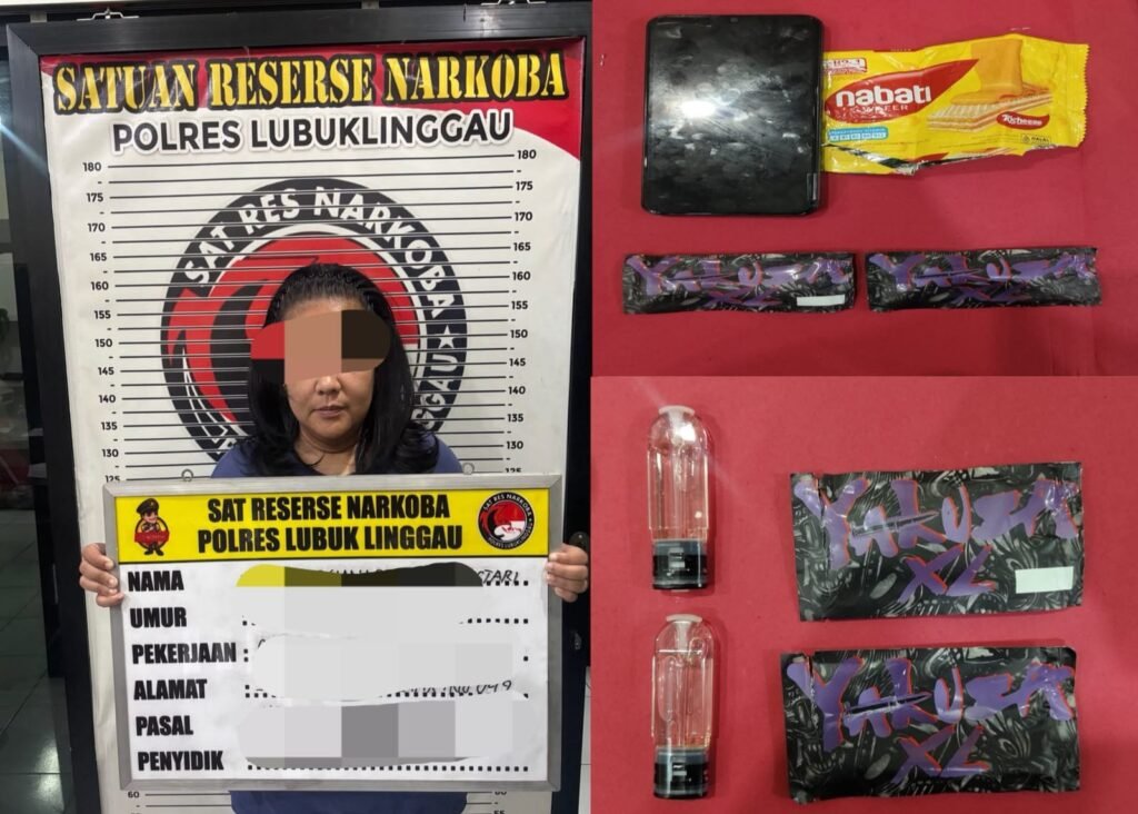 Vape Berisi Etomidate Terbongkar di Lubuk Linggau, Wanita 35 Tahun Ditangkap Satresnarkoba