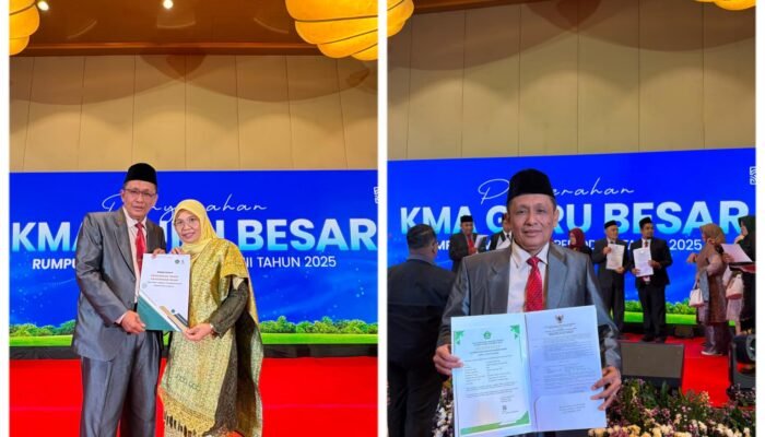 Prof. Dr. H. Akhyar Hanif: Guru Besar Harus Terus Berkarya, Meneliti, dan Membangun Kolaborasi