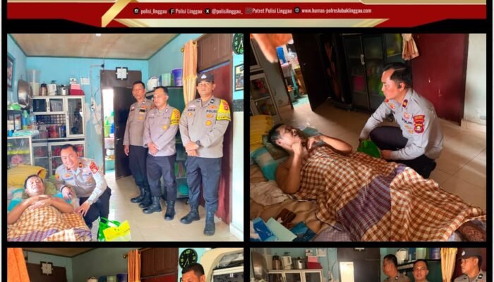 Kapolsek Lubuk Linggau Timur I Pimpin Langsung Kegiatan Jum’at Berkah, Salurkan Sembako kepada Warga Kurang Mampu
