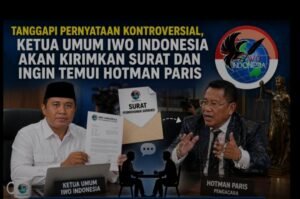 Tanggapi Pernyataan Kontroversial, Ketua Umum IWO Indonesia Akan Kirim Surat dan Siap Temui Hotman Paris
