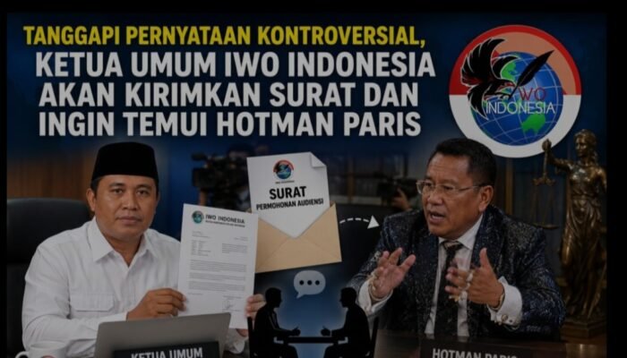 Tanggapi Pernyataan Kontroversial, Ketua Umum IWO Indonesia Akan Kirim Surat dan Siap Temui Hotman Paris