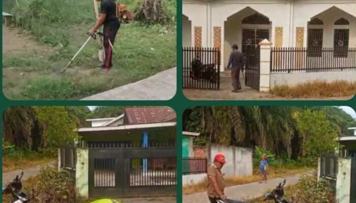 Ketua RT 07 Pimpin Gotong Royong Perdana, Warga Bersihkan Lingkungan dan Mushola Al Mu’allimin