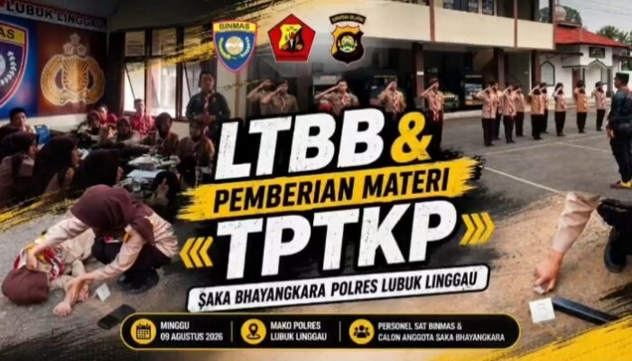 Polres Lubuk Linggau Perkuat Karakter Generasi Muda melalui LTBB dan Materi TPTKP Saka Bhayangkara