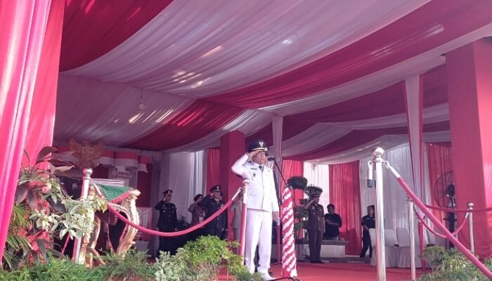 Penurunan Bendera HUT ke-81 RI di Musi Rawas Berlangsung Khidmat, Semangat Kemerdekaan Tetap Membara