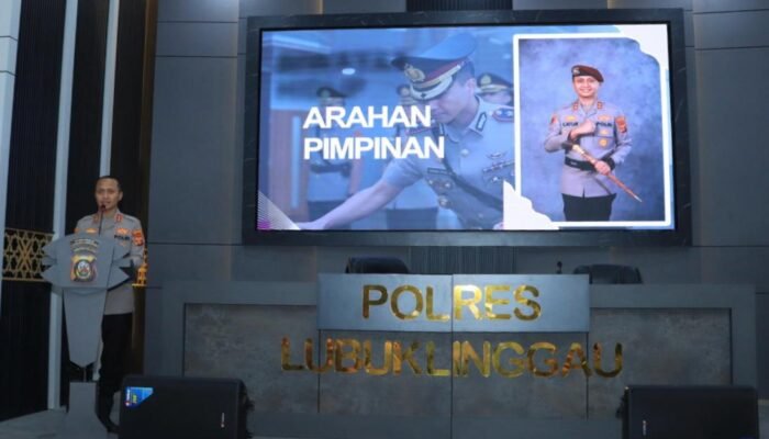 Kapolres Lubuk Linggau AKBP Catur Erwin Setiawan Tekankan Disiplin, Integritas dan Pelayanan Prima