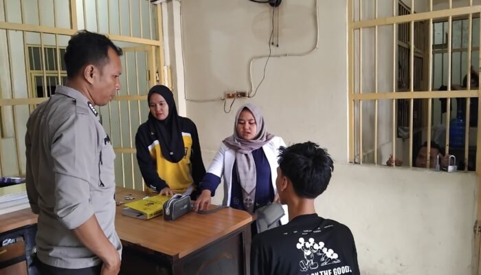 Polres Lubuk Linggau Tegaskan Pelayanan Kesehatan Optimal bagi Tahanan Rutan