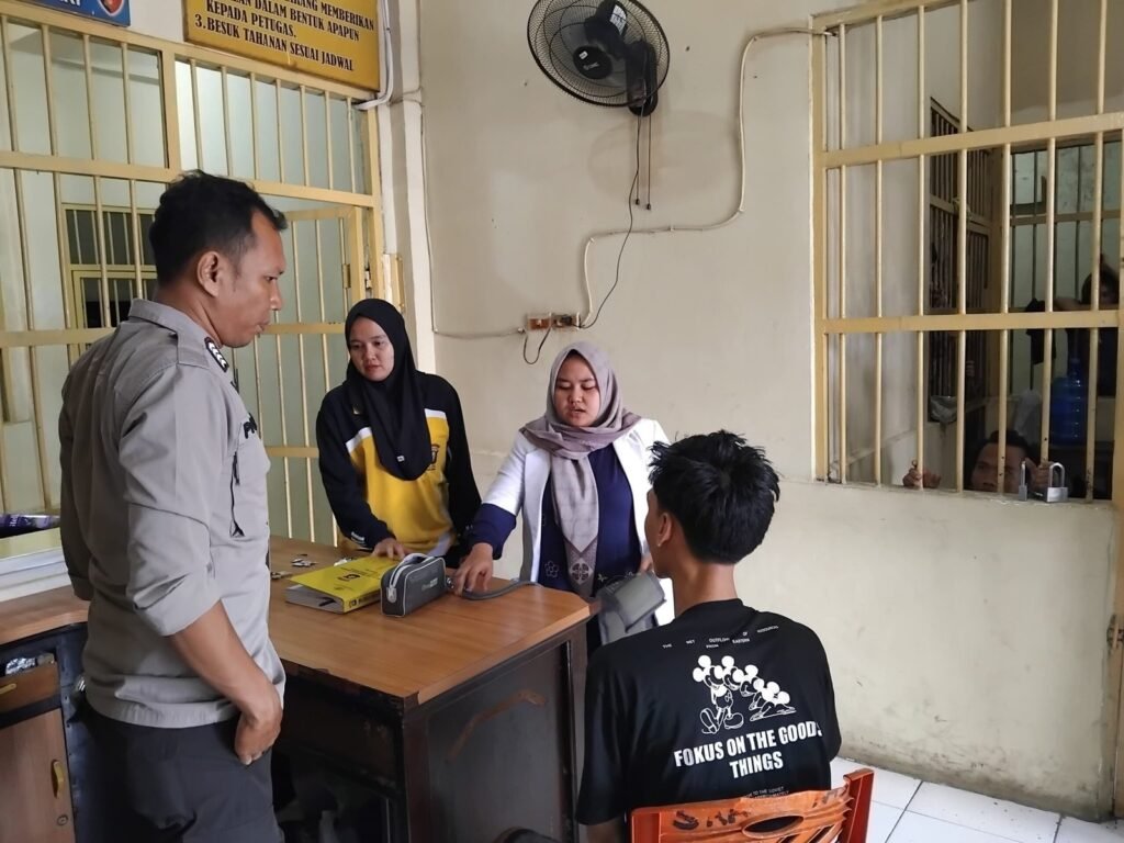 Polres Lubuk Linggau Tegaskan Pelayanan Kesehatan Optimal bagi Tahanan Rutan